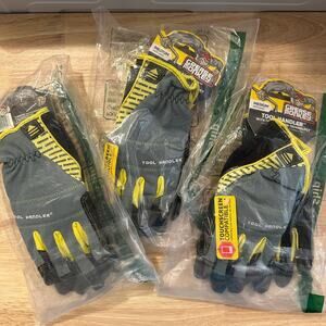 Grease Monkey Pro NEW Tool Handler Gloves Touchscreen Technology – Pack of 3 – M